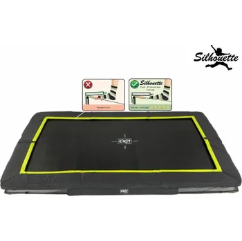 Trampolína Přízemní trampolína Exit Silhouette Ground Sports 244 x 366 cm