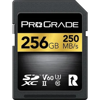 Paměťová karta ProGrade Digital SDXC UHS-II V60 256GB Gold