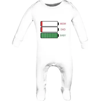 Kojenecký body Dětské body Long s potiskem energie dětské