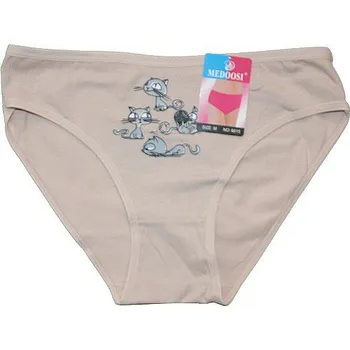 Dámské kalhoty Dámské kalhotky do boků Kočičky krémové 6615 - 549/24