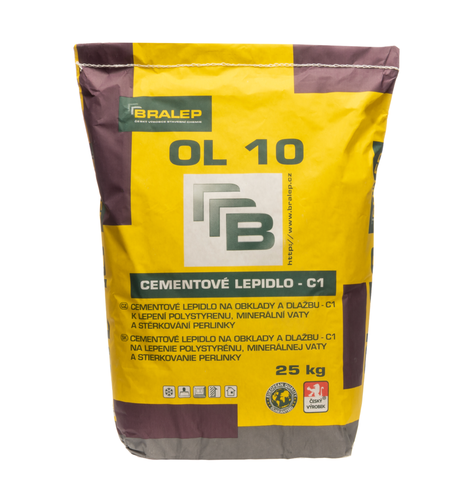 Cementové lepidlo BRALEP OL 10 balení 25kg