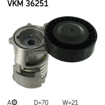 Napínák, žebrovaný klínový řemen SKF VKM 36251