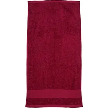 Ručník Fair Towel Bavlněný ručník na ruce FT100HN Burgundy 50 x 100 cm