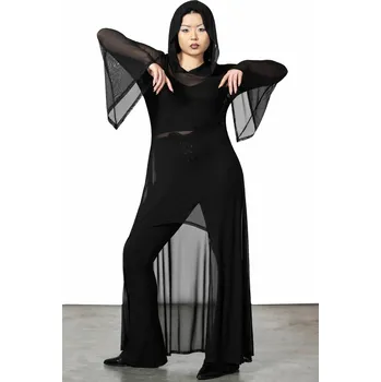 Dámské šaty šaty dámské (přehoz) KILLSTAR - Sheer Mystery - Black - XXL