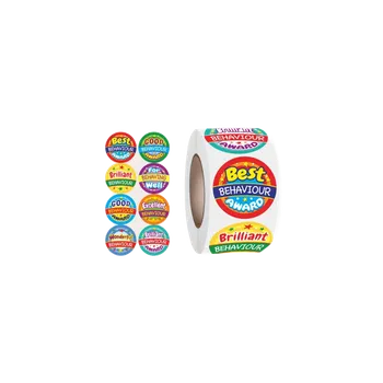 samolepka 500 ks samolepek pro děti s povzbuzujícími slogany