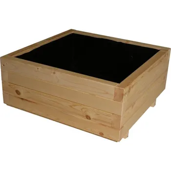 Květináč Dřevěný květináč Flor - 62 x 62 x 29 cm