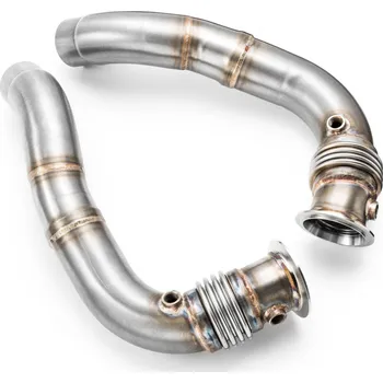 Výfuková trubka RM Motors Downpipe BMW F16, F86 x6 50ix, x6 M N63N, S63R