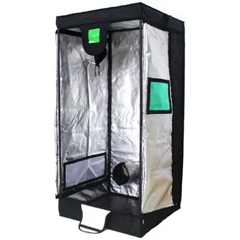 Pěstební box BudBox Pro Intermediate stříbrný 75 x 75 x 160 cm