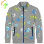 Chlapecká mikina - KUGO HM9262, šedá Barva: Šedá, Velikost: 98