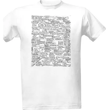 Tričko s potiskem Modely vědy pánské