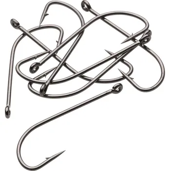 Rybářský háček Kinetic Háčky Long Shank Single Hook Black Počet kusů: 10ks, Velikost háčku: #1/0
