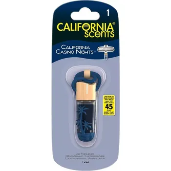 Vůně do auta California Scents Osvěžovač vzduchu Hanging Vial, vůně Casino Nights