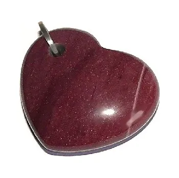 Přívěsek Stříbrný přívěsek srdce přírodní opál obecný tmavý (Stříbrný přívěsek srdce z opálu)