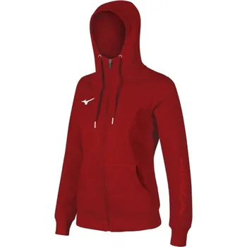 Dámská mikina Dámská mikina Mizuno Sweat FZ Hoodie W/Red Velikost: L