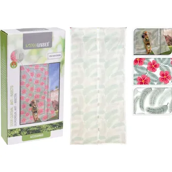 Síť proti hmyzu ProGarden KO-529001750kvet síť do dveří proti hmyzu magnetická 220 x 100 cm květy