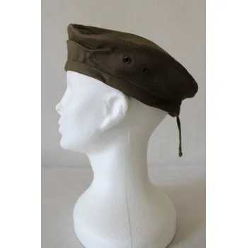 Čepice Tonak/ Průmyslový závod PRAHA BARET PRACOVNÍ ČSLA - khaki Velikost: 61