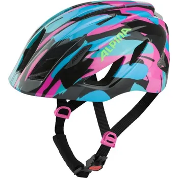 Cyklistická přilba Alpina pico flash - neon-blue pink gloss