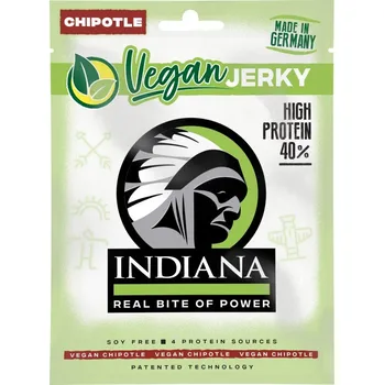 Sušené maso INDIANA Vegan Jerky Hot & Sweet Chipotle 25g