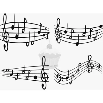 Jedlá dekorace na dort Caketools Jedlý papír "Hudba 31" A4