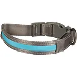 Obojek nylon svítící modrý Duvo+ varianta 45-63cm