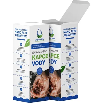 AQUA VIVA Výměnná filtrace vody na bázi nanouhlíku vodní filtr AQUA VIVA Výměnná filtrace vody na bázi nanouhlíku