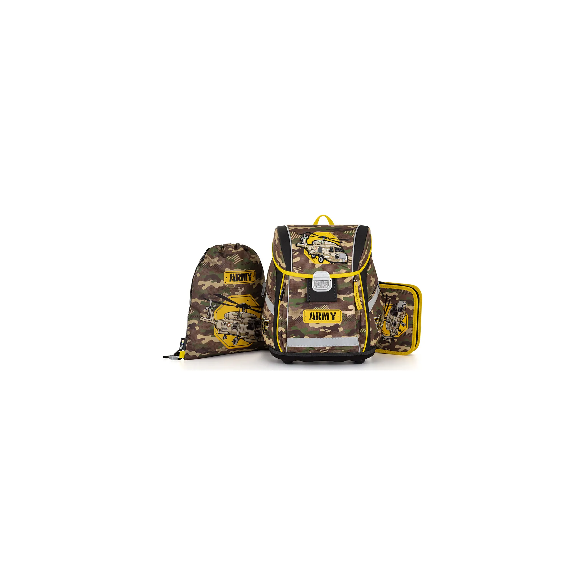 Fotografie 1 - Set školních potřeb Oxybag Premium Light 3dílný set Helikoptéra 0-59523