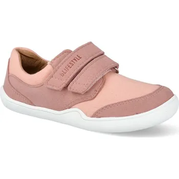 Barefoot dětské tenisky Blifestyle - Crocodile micropel altrosa vegan růžové Velikost: 34