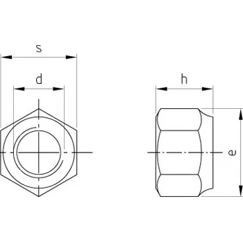 Matice Nerezová matice DIN 982 A2-70 M 10 Gleitmo