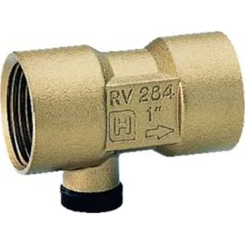 Instalatérský materiál Honeywell Resideo RV284 zpětný ventil, pitná voda do 65°C, PN25 DN40, vnitřní závity 1 1/2", RV284-11/2A