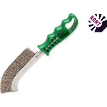 Drátěný kartáč Lištový kartáč s plastovou rukojetí, drát 0,35mm - nerez - 1 řada