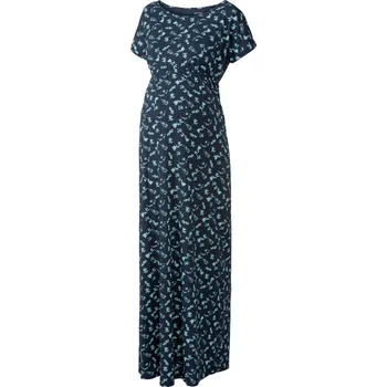 Dámské šaty esmara® Dámské těhotenské maxi šaty (námořnická modrá, L(44/46))