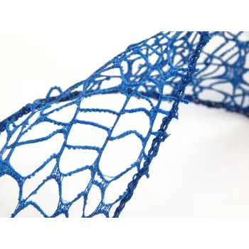 Stuha Stuha dekorační, spider, tmavě modrá, 5 cm, návin 9,1m/bal.