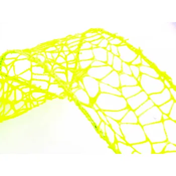 Stuha Stuha dekorační, spider, barva neon žlutá, 5 cm, návin 9,1m/bal.