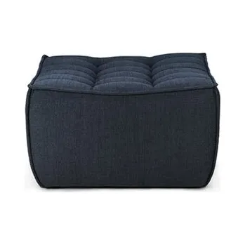 Otoman Otoman / podnožka Ethnicraft N701 Eco látka grafitová 70x70 v.43