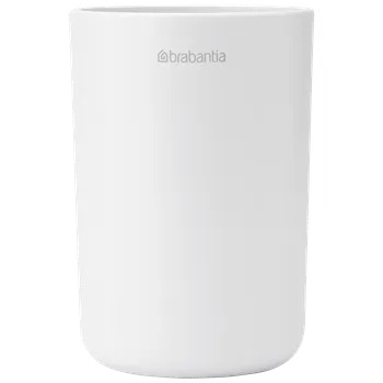 Držák na kartáček Brabantia RENEW Držák na zubní kartáček 11x7,6x7,6 cm - bílá