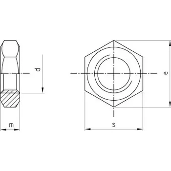 Spojovací materiál Nerezová matice ISO 8675 A2 M 8X1
