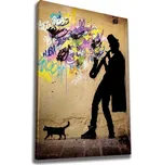 Obraz na plátně Jazz player WY40 70x100 cm