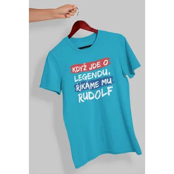 Pánské tričko Pánské tričko Rudolf Barva: Tyrkysová, Velikost: 2XL