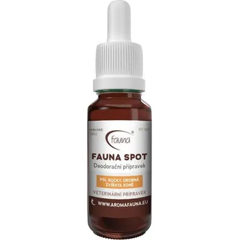 Antiparazitikum pro psa Přípravek Fauna Spot s deodoračním účinkem Aromafauna