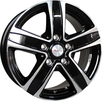 Alu kolo Alu kola Mille Miglia MMVN5, 16x6.5 5x118 ET55, černá + leštění (zátěžová)