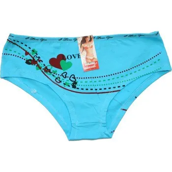 Dámské kalhoty Dámské kalhotky bokové Srdíčka 6827 601/101