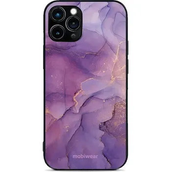 Pouzdro na mobilní telefon Lesklý kryt Mobiwear Glossy - Apple iPhone 11 Pro - G050G - Fialový mramor (Prémiové lesklé pouzdro, obal, kryt Mobiwear Glossy na mobil Apple iPhone 11 Pro - G050G - Fialový mramor, materiál Plast + TPU silikon - krytí po všech stranách, neošoupatelný)