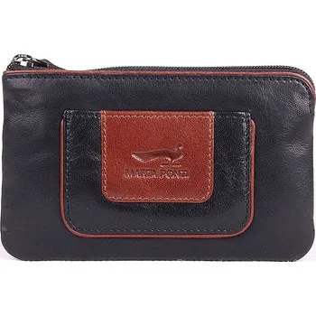 Luxusní kožená klíčenka Marta Ponti no. 516 černá | KabelkyproVas.cz