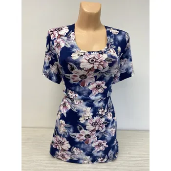 Dámská tunika Halenky a tuniky, Barva Modrá, Velikost XXXL 54, Materiál 96% Viskoza 4% Lycra