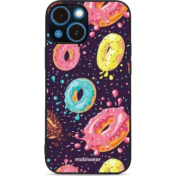 Pouzdro na mobilní telefon Lesklý kryt Mobiwear Glossy - Apple iPhone 13 mini - G046G - Donutky (Prémiové lesklé pouzdro, obal, kryt Mobiwear Glossy na mobil Apple iPhone 13 mini - G046G - Donutky, materiál Plast + TPU silikon - krytí po všech stranách, neošoupatelný potisk, tenké)