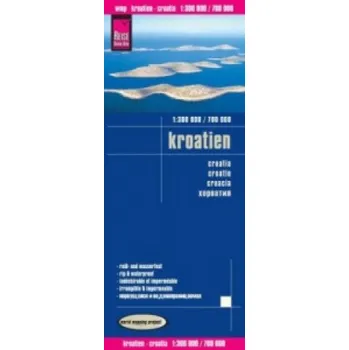 Reise Know-How Landkarte Kroatien / Croatia (1:300.000 / 700.000) – (DE)