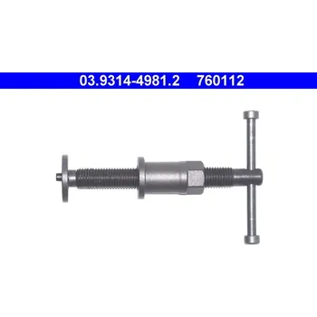 Vřeteno, nářadí pro obnovu pístu třmene kotoučové brzdy, , ATE, 03.9314-4981.2