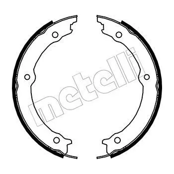 Auto-moto Sada brzdových čelistí, parkovací brzda, , 15240815, METELLI, 53-0164