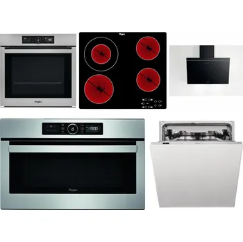 Set domácích spotřebičů WHIRLPOOL AKZ9 9480 IX + WHIRLPOOL AKT 8130/NE + WHIRLPOOL AKR 62F LT K + WHIRLPOOL ABSOLUTE AMW 730 IX + WHIRLPOOL WIC 3C33 PFE