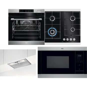 Set domácích spotřebičů AEG BSK792380M + AEG Mastery SpeedBurner HKB64420NB + AEG DGB3523S + AEG Mastery MSB2547D-M